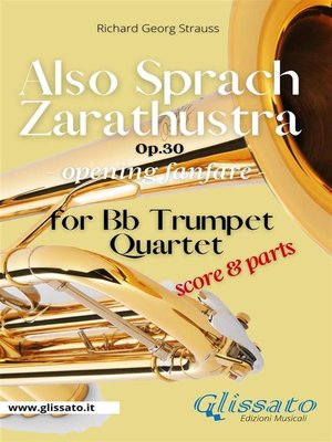 cover image of Also Sprach Zarathustra--Bb Trumpet Quartet (parts&score)